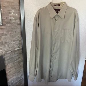 Nordstrom button-down long sleeve cotton shirt size 18-35